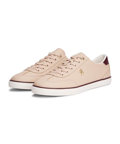 Tommy Hilfiger Низкопрофильные кожаные кроссовки - Бежевые T52G1ARS170WT10JY