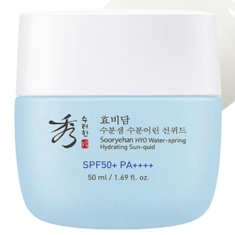 Sooryehan Hyobidam Moisture Sun Fluid Korean Skincare Sunscreen SPF50+ PA++++ 50ml