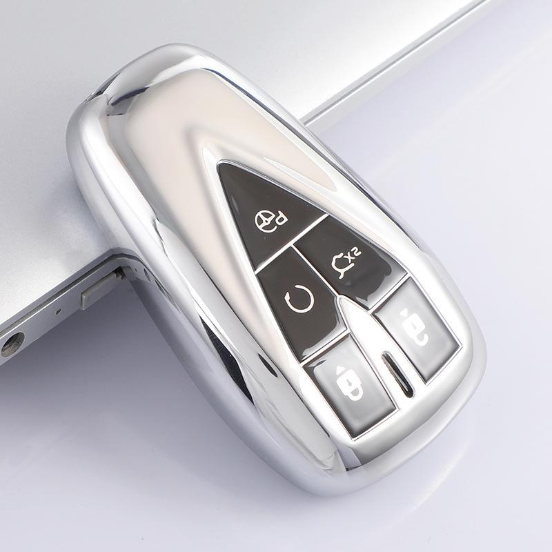 Чехол для дистанционного ключа из ТПУ с 3, 4, 5 кнопками для Changan CS35 Plus CS55 Plus CS75 Plus 2019 2020, защитный чехол для ключей, держатель для сумки