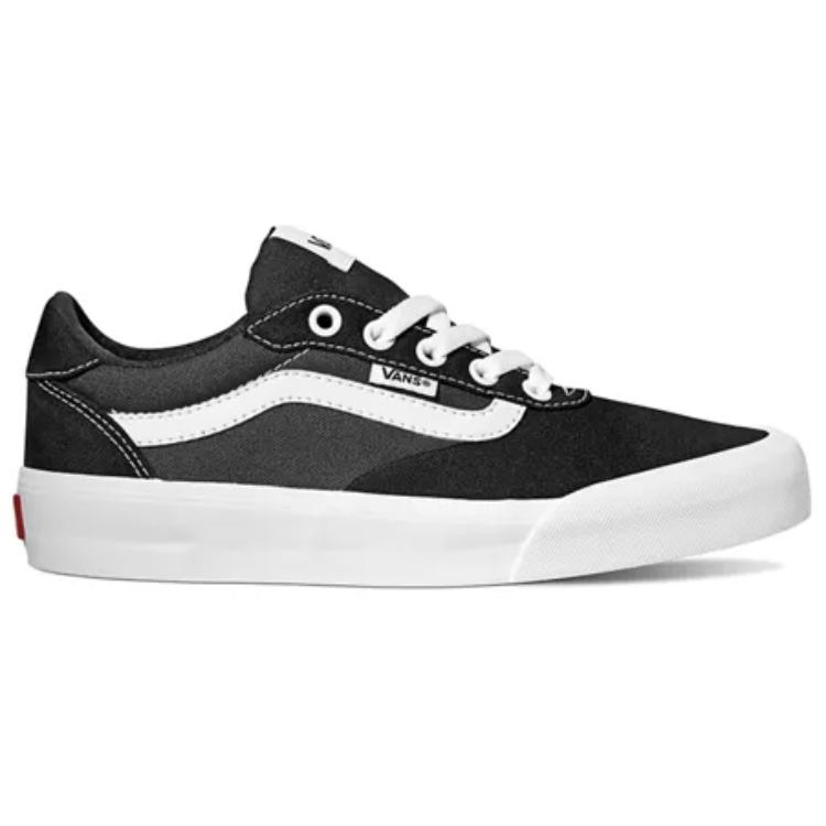 Vans Palomar Прочные кеды с низким верхом, устойчивые к скольжению, женские кроссовки, черно-белые VN0A45KA1WX