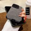 Luxury Plush PU Plush Leather Case Shockproof Shell Mobile Phone Full Back Cover for iPhone