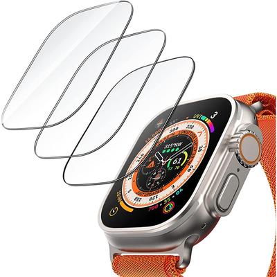 Защитная пленка для Apple Watch 8 Ultra 7 6 5 4 SE 2022 2020 3 Iwatch 38 мм, 42 мм, 41 мм, 45 мм, 40 мм, 44 мм, 49 мм, защитная пленка, аксессуары для защиты экрана, 10 шт.
