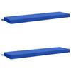 2 piece bench cushion set SOEST 2 pcs 100percent  polyester royal blue
