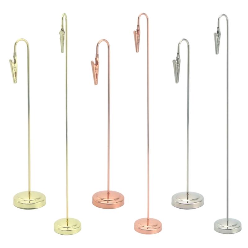 Name Card Holder Photo Holder with Clips Photo Stand Memo Holder Clip Card Holder Postcard Holder for Restaurants