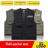 Жилет с множеством карманов для фотосъемки, кейтеринга и активного отдыха - Возможность персонализации с логотипом