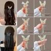 Elegant Butterfly Tassel Hair Clip – Chinese Style Half Ponytail Claw Clip for Women