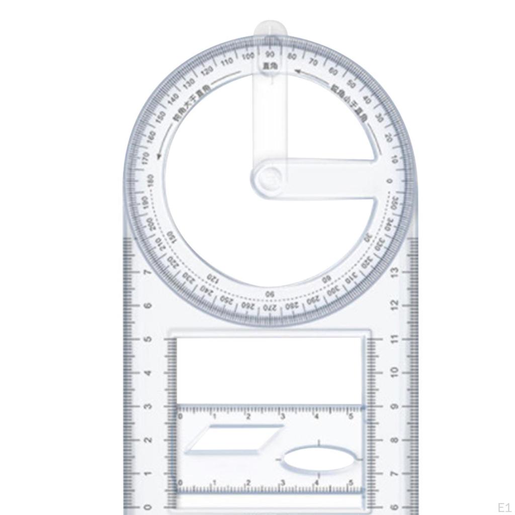 Шаблон для чертежа Измерительные линейки для чертежей Принадлежности Трафареты Многофункциональная геометрическая линейка для портного