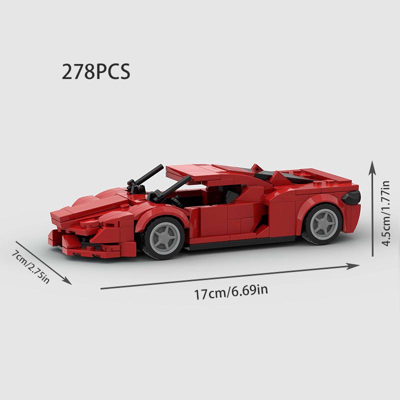 MOC Racing Sports Car Vehicle City Speed Champion Racer Technique Building Blocks Brick Set Supercar Kids Toys Boys Gifts NSX