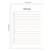 2pcs, To-Do Notepad - 50 Sheet Daily Planner Notebook, 5.5x3.9 Inch, Tear-Off Notepad, Task List, Memo, Back To School, Planner