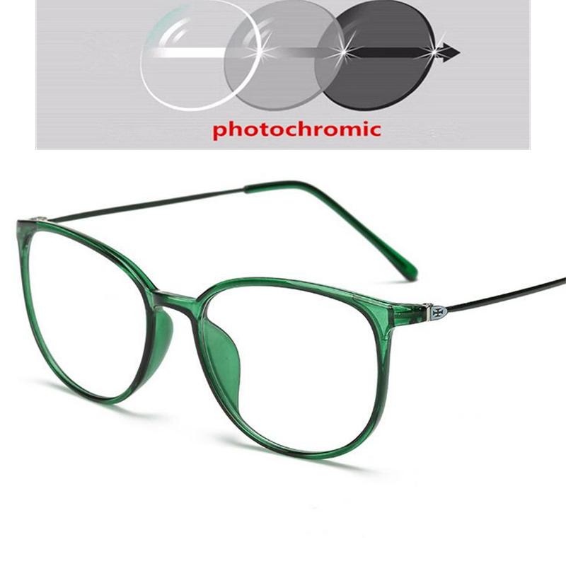 Ультралегкие Очки для Миопии из TR90 Ретро Овальная Рама для Женщин Мужчин Диоптрии от -0.5 до -6 Очки для Близоруких