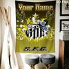Name Custom Santos FC Wall Tapestry Aesthetic Wall Hanging Printed Fabric Blanket Decorative Tapestries for Bedroom Living Room Home Decor