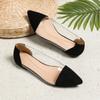 Fashion Sexy Transparent Shallow Mouth Flat Shoes Fashion Pointed Toe Casual Light Comfortable Large Women's Walking Shoes 2024