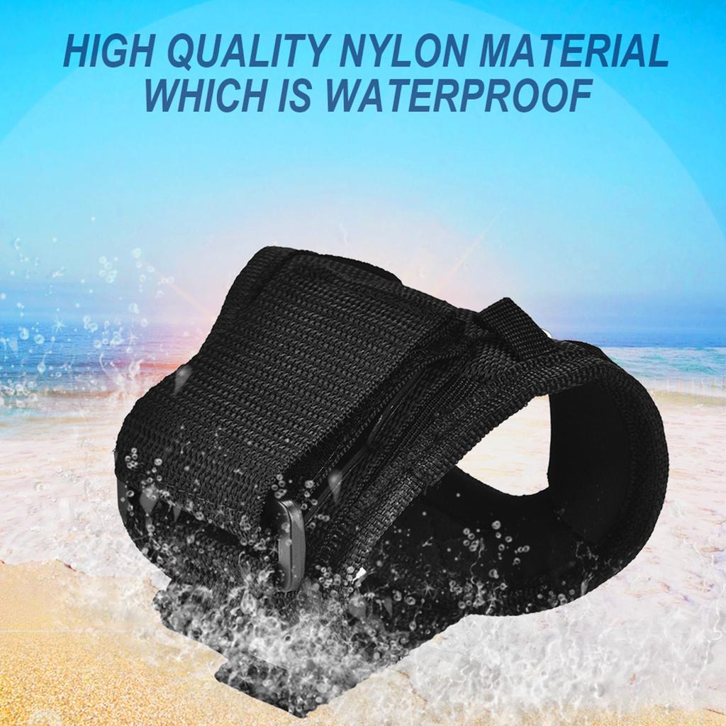 Прочный портативный черный фонарь для дайвинга, держатель для фонарика, перчатка, подводный аксессуар