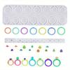 Silicone Ring Pendant Mold Necklace Epoxy Molds Rings Jewelry Resin Casting Mold Jewelry Craft Handmade DIY Tool Gift