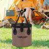 Folding Bucket for Outdoor Use, Camp Wash Basin, Versatile Water Container Hiking And Gardening