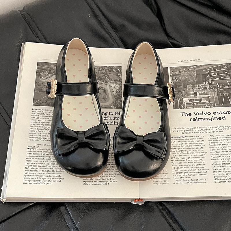 Модная обувь на танкетке из маленькой кожи, с круглым носком, с сумкой на носке, туфли-лодочки, женские, летние, в французском стиле, фея, универсальные, туфли Мэри Джейн, тренд