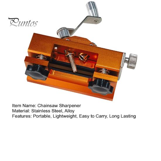 Точилка для бензопилы с гаечными ключами Компактный размер Съемный портативный набор приспособлений для заточки зубов цепной пилы с ручным управлением
