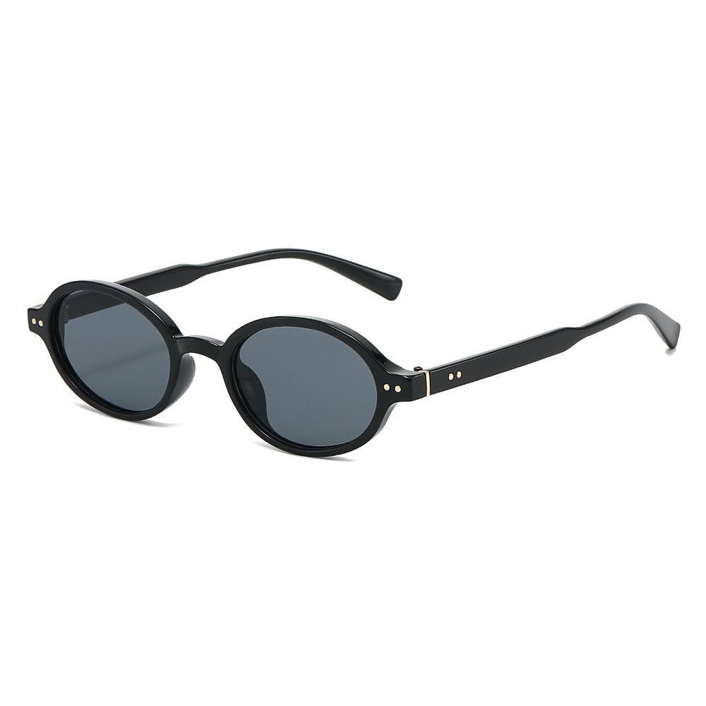 Round sunglasses, plain sunglasses, student anti-blue light glasses, plain glasses
