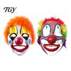 Comfortable Fit Clown Face Mask Realistic with Red Nose & Plush Wig, Scary Latex Adult Halloween Costume Accessories Full for Party, Adults