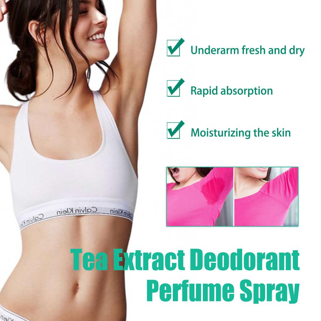 Eelhoe Body Odor Sweat Deodorant Spray Lasting Body Underarm Feet Sweating Deodorizer Eliminate Bad Smell Antiperspirants 30ml