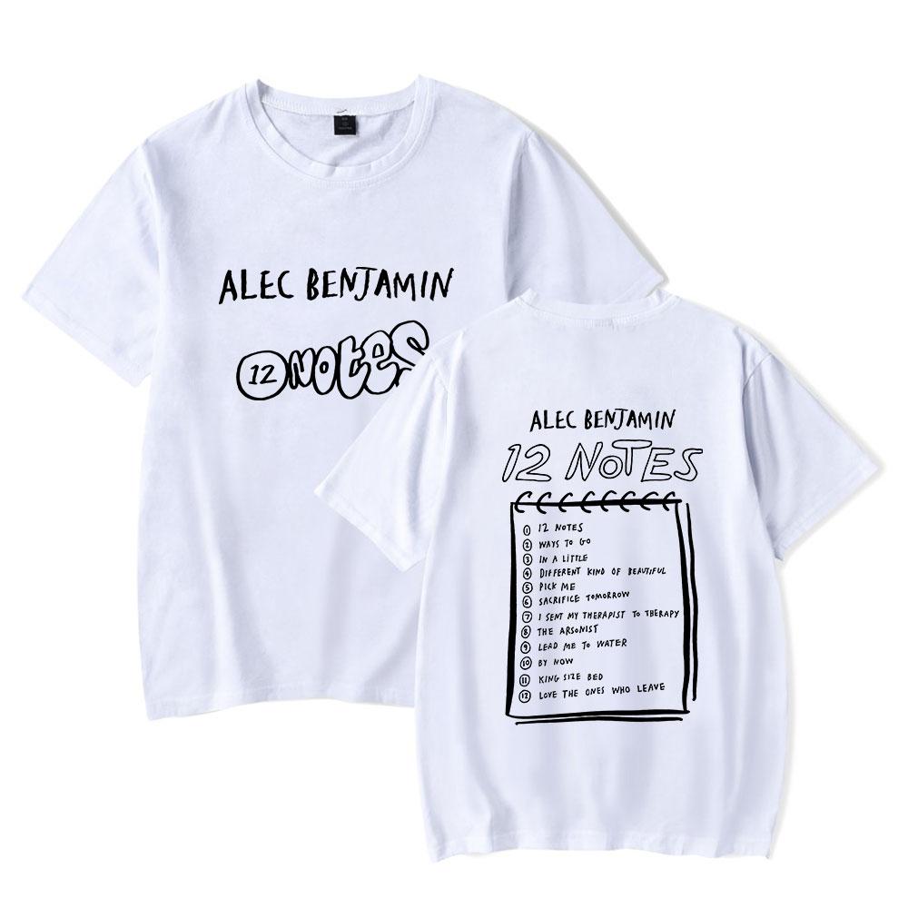 Мода для поклонников Alec Benjamin Женские Мужские Повседневные Футболки с Принтом с Коротким Рукавом