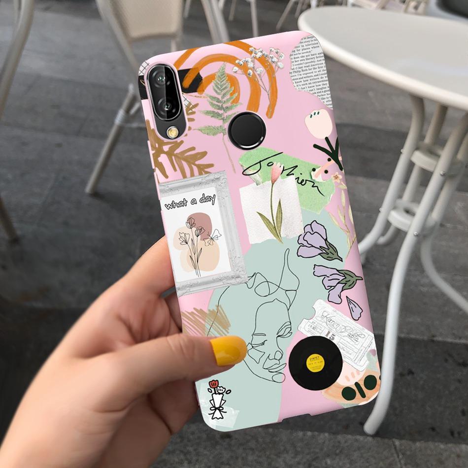 Чехол для Huawei P20 Lite Nova 3e ANE-LX1 ANE-LX2 Милый Мультяшный Конфетный Цвет Силиконовые Чехлы для Телефона Для Huawei P20lite Мягкая TPU Обложка