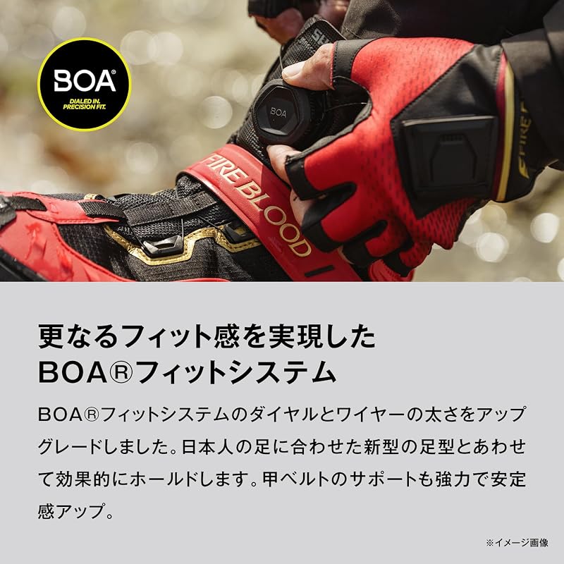 [SHIMANO] Рыболовная обувь Ограниченная серия Pro Обувь Gore-Tex Кроваво-красный 26.5