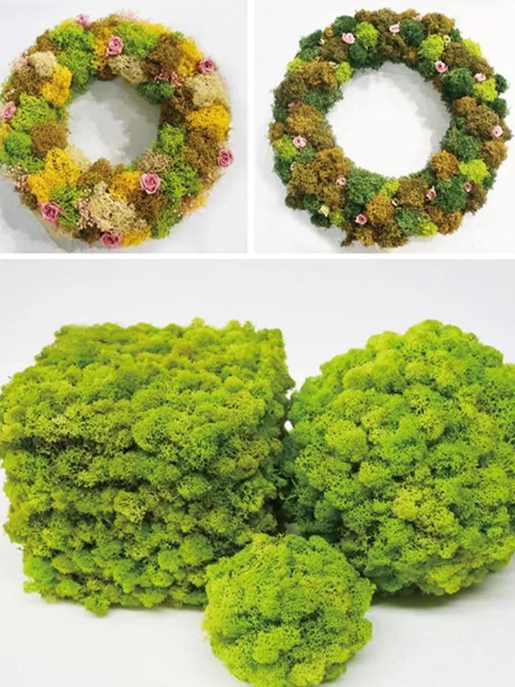 20 г Искусственный Бессмертный Мох Зеленый Искусственное Растение для Дома Сада Гостиная Озеленение Декор Наполнитель Стены Цветочное Растение Искусственный Мох