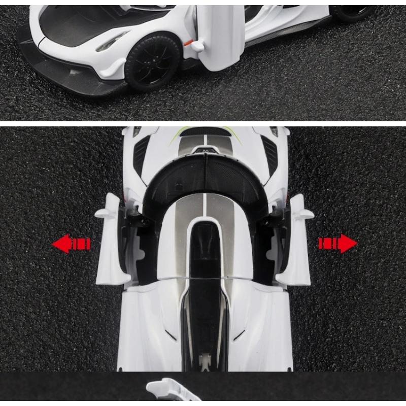 1/32 Koenigsegg Jesko Supercar Alloy Die Casting Model Car Classic Bookcase Display Decoration Collection Ornaments Present with Friend Kid