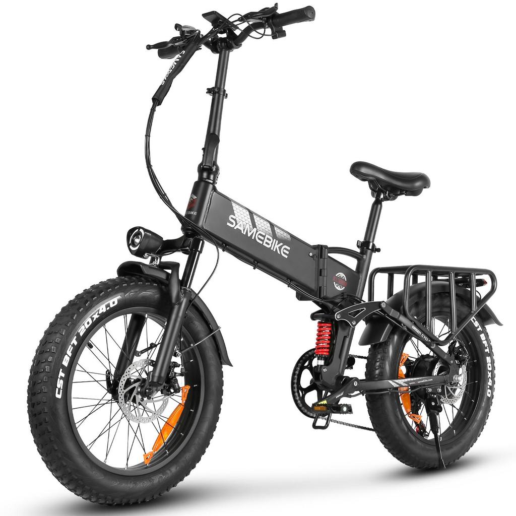 SAMEBIKE Складной электрический велосипед RS-A02 Pro, 20 дюймов, с аккумулятором 48V15AH