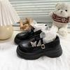 Sweet and Cool Mary Jane Shoes  Autumn Platform Retro Versatile Jk British College Style Small Leather Shoes