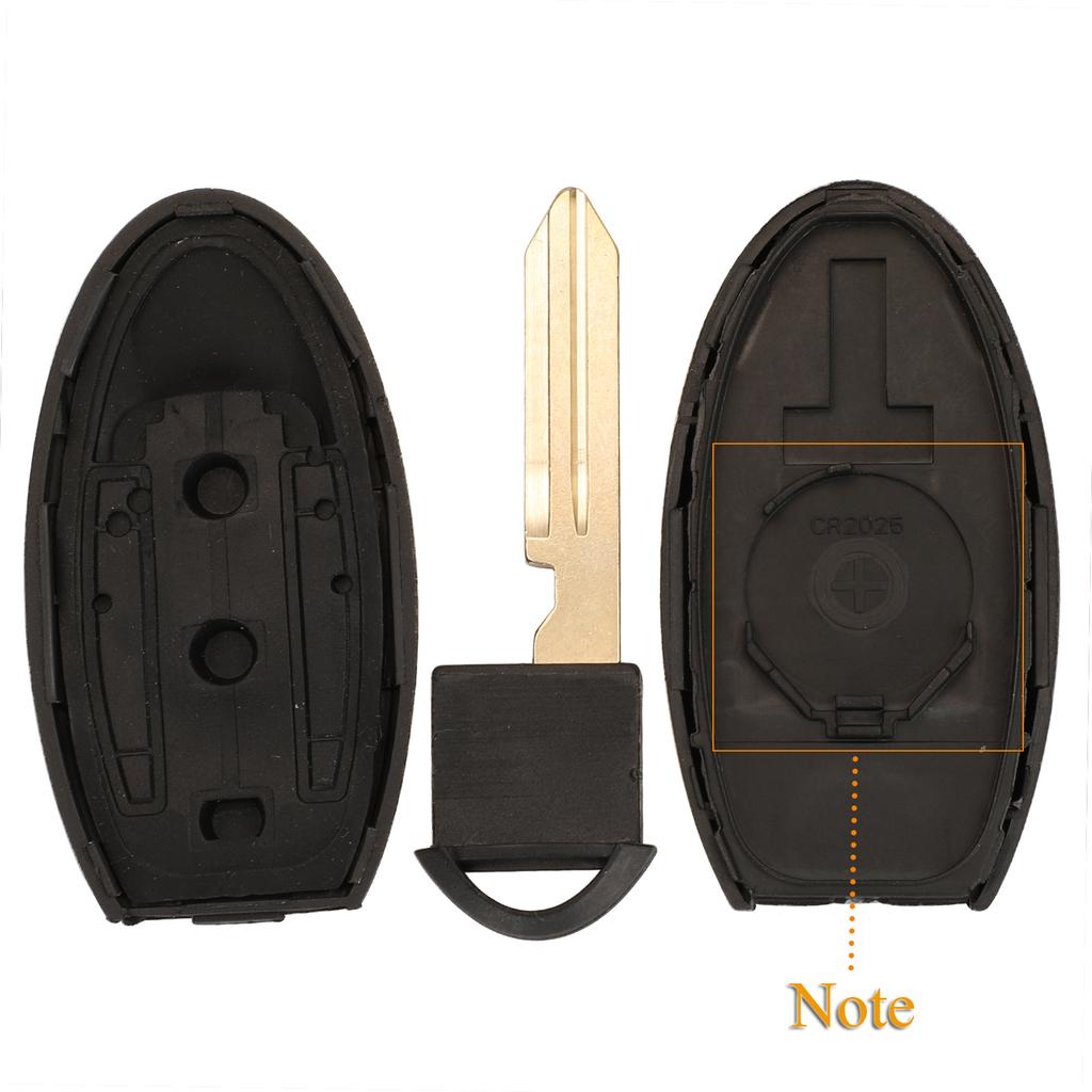 Jingyuqin 3/4 кнопки дистанционного ключа чехол чехол для Infiniti G25 G35 G37 Q60 FX35 FX37 QX70 FX50 смарт-ключ