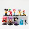 10pcs/set Kawaii Witch Hunting Group KPOP Figurine Series Protagonist Group Magpie Model Anime Game Doll Model Home