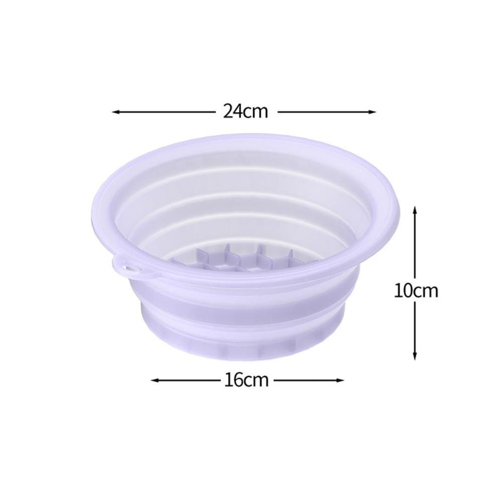 Portable Silicone Ice Bath Washbasin Foldable Improved Blood Circulation Ice Washbowl Relief Stress Face Dipping Bowl Travel