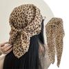 Thin Headband Leopard Print Neckerchief Fashionable Hairband  Women