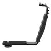 L Shaped Handheld Stabilizer Bracket with Cold Shoe Interface for DJI OM 4 Osmo Mobile 2 3
