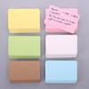 100pcs/box Blank Kraft Paper Card Colorful Message Thank You Card Writing Card  Label Bookmark