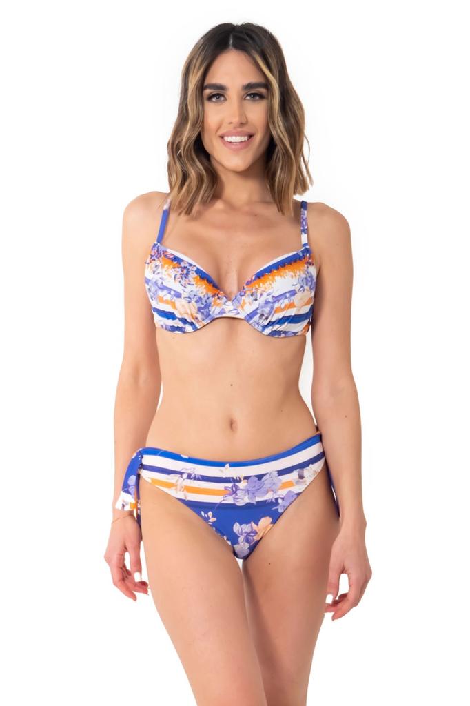 Купальник с уплотнённой чашкой, плавки слип David (78315)