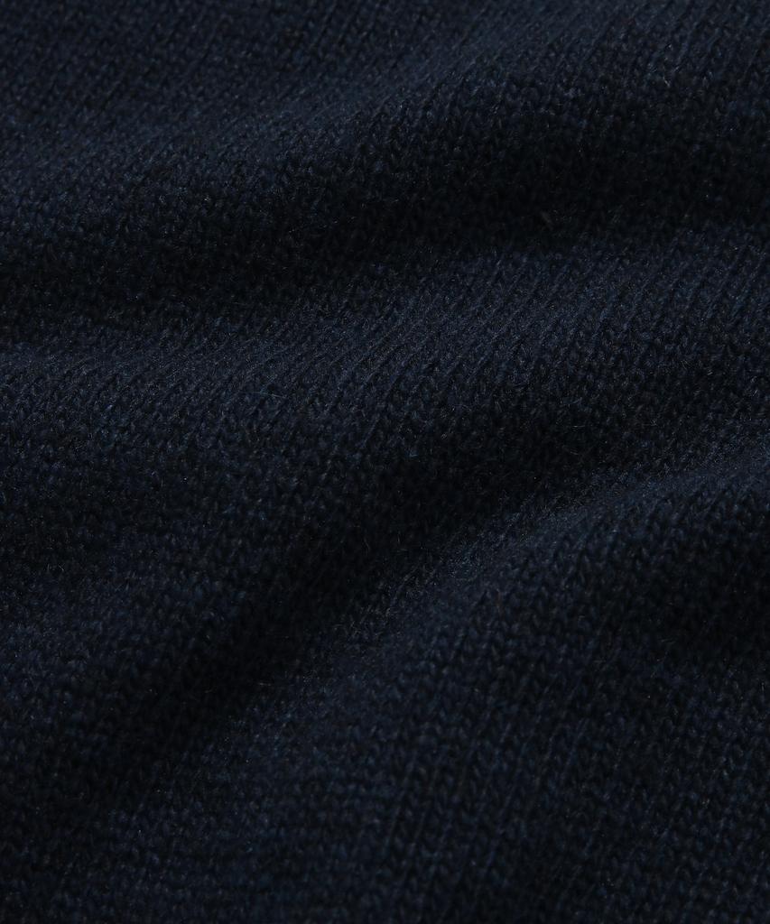 Covernat Woman Arm Warmer Short Sleeve Knit Dress Navy