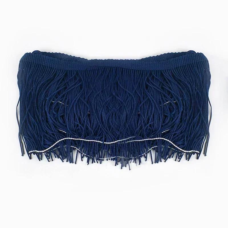 5М Meetee Полиэстеровая бахрома с кисточками 10-30см Кружевная отделка Лента для платья Занавеска Декоративные ленты Бахрома Ткань Швейная фурнитура