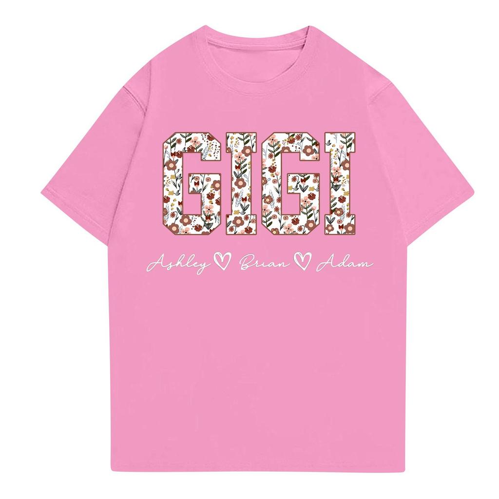 Женские модные повседневные свободные удобные топы с короткими рукавами и круглым вырезом с принтом