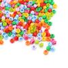 500 шт., строительные блоки для растений, круглая пластина 1x1 с цветочным краем, 5 лепестков, травяной цветочек, совместимый с 24866, конструкторские кирпичи, игрушка