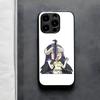 Чехол для телефона Albedo Overlord для iPhone 17 Air 16 E Pro Max 15 14 13 Mini 12 Pro 11 Max Plus Черная стеклянная крышка