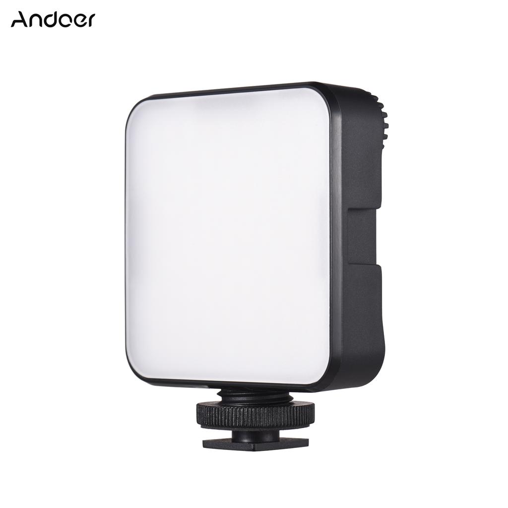 Andoer ST81 Карманный перезаряжаемый светодиодный светильник для видеосъемки, заполняющий свет 2500K-9000K, двухцветный