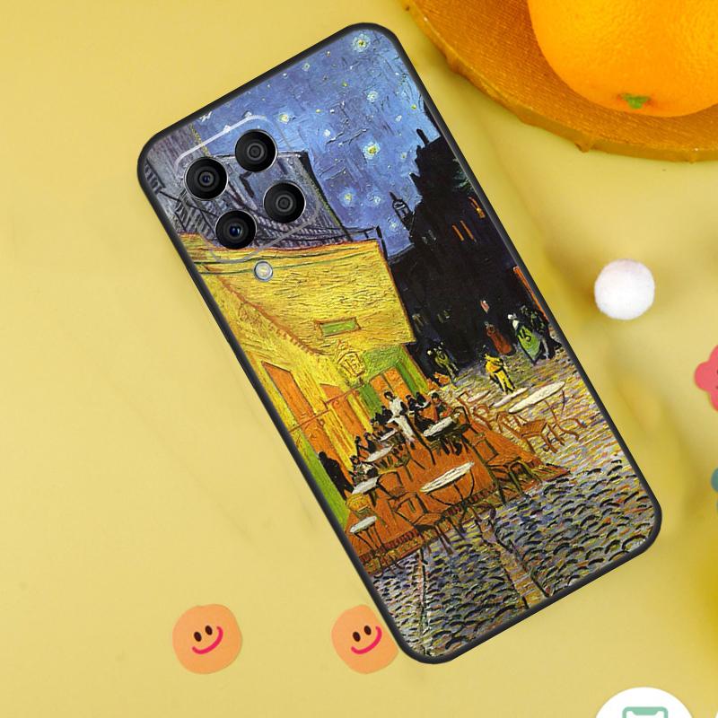 Масляная живопись в стиле Ван Гога для чехла Samsung Galaxy M54 M34 M14 M12 M32 M52 M53 M33 M13 M20 M21 M51 M15 M55 M31s M30s