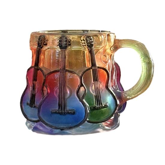 Picture Book Cup 3D Book Stacking Mug Hand-Drawn Literary Coffee Cup for Book Lovers Teachers Librarians