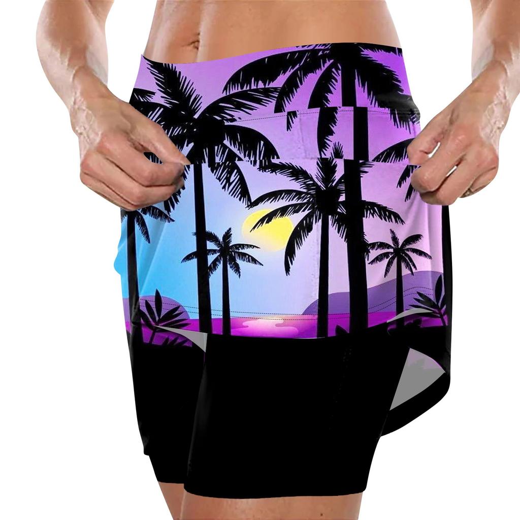 Эластичные брюки-кюлоты для йоги для женщин, однотонные спортивные шорты, легкие узкие однотонные бегуны с высокой талией