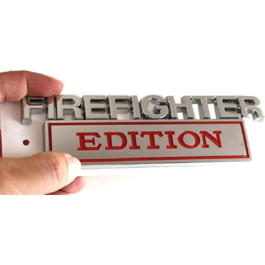 1pc Big Size Firefighter Edition Emblem for Truck Car Truck Motorcycle