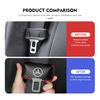 IYLCL1 Для Benz 1/2 шт. Крышка пряжки ремня безопасности автомобиля Кожаный защитник Противоударный чехол Аксессуары AMG Эксклюзивный W204 W222 W205 W203