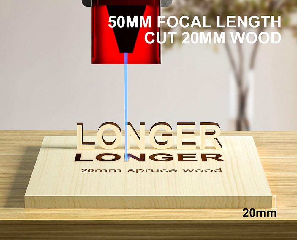 Refurbished:  LONGER RAY5 10W Laser Engraver, 0.06x0.06mm Laser Spot, Touch Screen, Offline Carving, 32-Bit Chipset, WiFi Connection